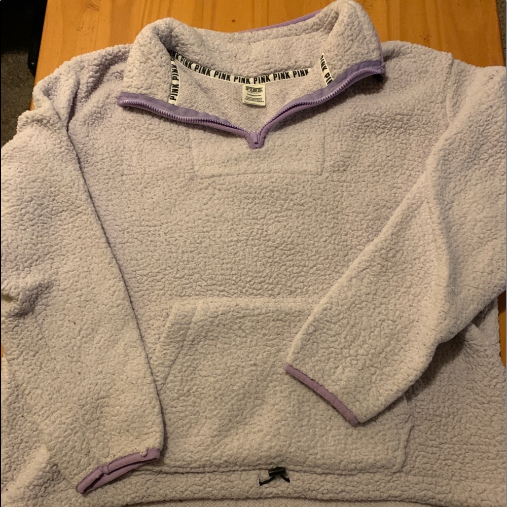 Victoria’s Secret Sherpa Half Zip Pullover